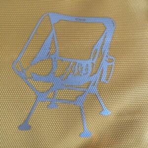 Yellow Chair with Cup Holder